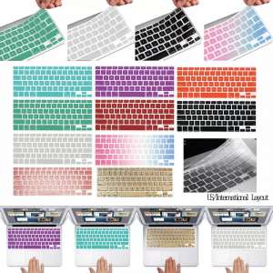 Cubierta de teclado de silicona Multicolor